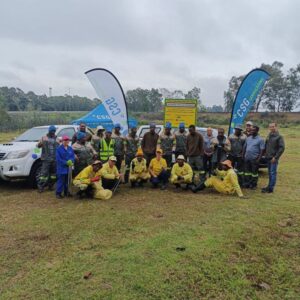 CSG - landscaping - Earth Day - CSG team with Homestead Helpers volenteers