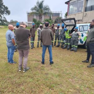 CSG - landscaping - Earth Day - Morning Safety Meeting 2